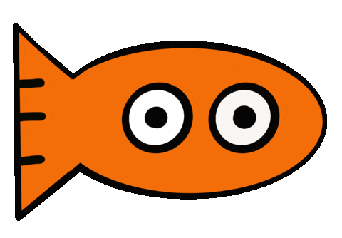 eyes fish Sticker by Jelene