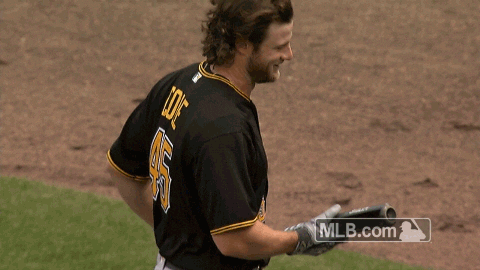 pittsburgh pirates laughing GIF by MLB