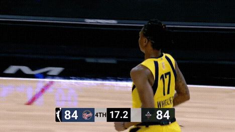 Excited Indiana Fever GIF by WNBA