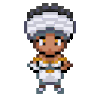 A2TwillDraw pixel art video game cw nigeria Sticker