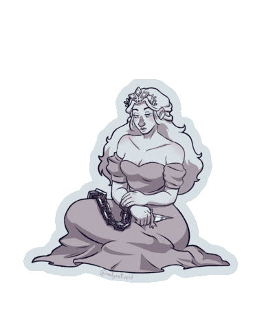 OnlyaStupid giphyupload princess slay the princess only a stupid Sticker