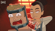 Screaming Rick And Morty GIF by Adult Swim