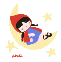 Good Night Dreaming Sticker by Alejandra Baiz