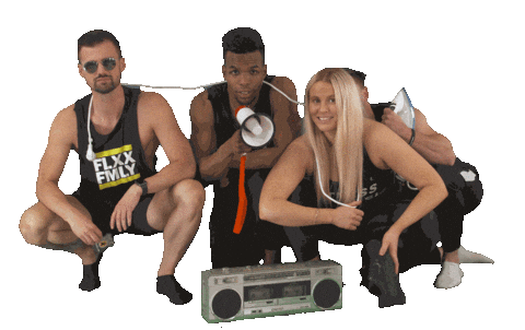 Yoga Pump Sticker by Fitness Polizei