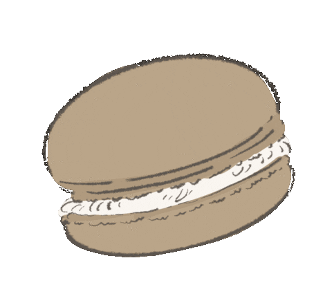 Macaron スイーツ Sticker by fuuu