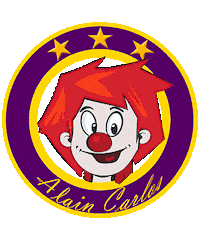 alaincarlos02 clown circus circo cirque Sticker