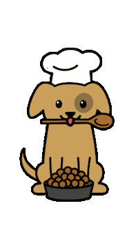 Dog Food Cooking Sticker by respekTiere e.V.