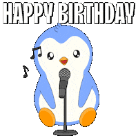 Happy Birthday Singing Sticker by Pudgy Penguins