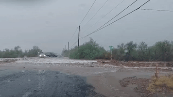 Monsoonal Rain Triggers Flash Flooding in Central Arizona