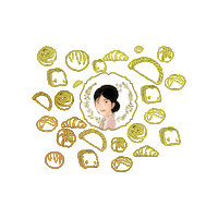 kenesfood food girl women cake Sticker