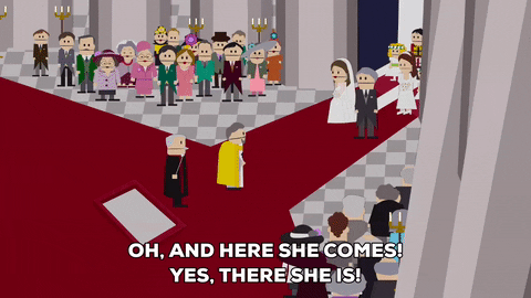 happy wedding GIF by South Park 