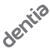 dentia dentia clinicadentaldentia dentialight Sticker