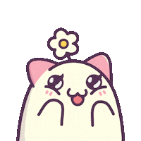 Excited Cat Sticker by Castaways