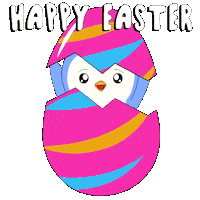 Easter Eggs Penguin Sticker by Pudgy Penguins