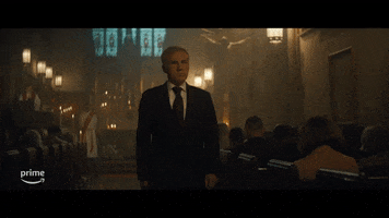 Christoph Waltz Walking GIF by Amazon Prime Video