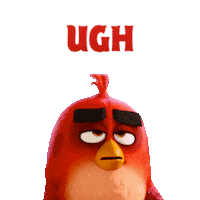 Monday No Sticker by Angry Birds Movie