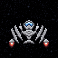 fimavectors arcade pixel art rocket 8bit GIF