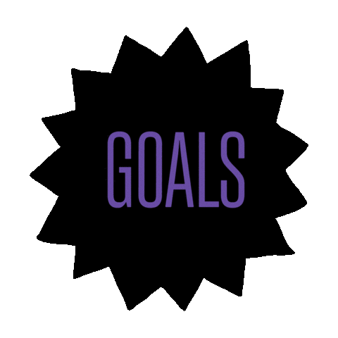 Goal Dream Big Sticker by Hi-TiDE™