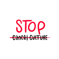 Cancel Stand Up Sticker