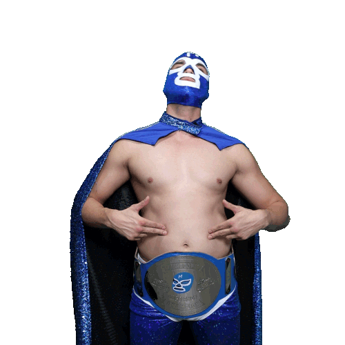 maskadorestacoshopaz wrestling wrestler lucha lucha libre Sticker