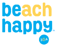 happy beachhappy Sticker by 30A