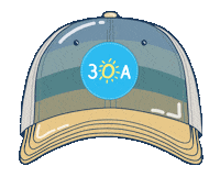Hat Beachhappy Sticker by 30A