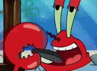 Sick Mr Krabs GIF