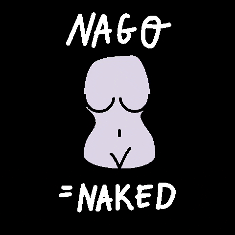 NAGOCOM giphygifmaker naked nago nago naked GIF