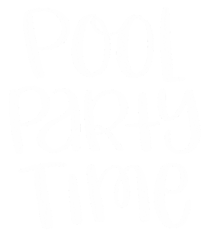 Pool Party Swimming Sticker