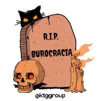 Halloween Rip Sticker by KTG Group