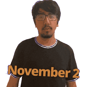 November 2 Sticker