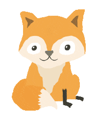 Fox Smile Sticker