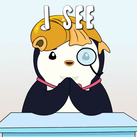 Tell Me More I See GIF by Pudgy Penguins