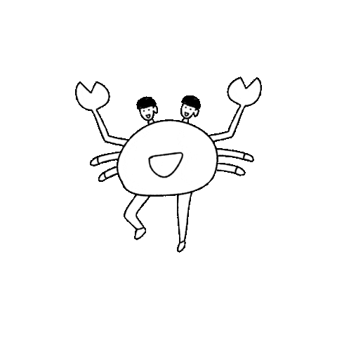 Crab Sticker