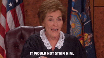 It Would Not Stain Him