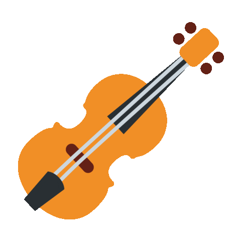 emojivid giphyupload music emoji violin Sticker