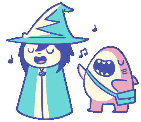 Mage Singing Sticker