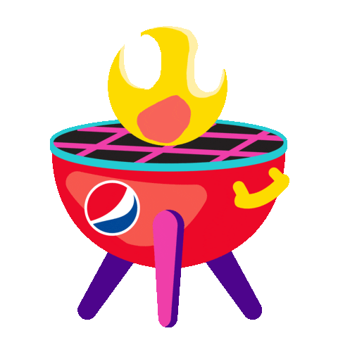 Bbq Grill Sticker by Pepsi #Summergram