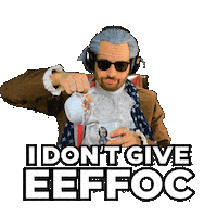 I Dont Give A Coffee First Sticker