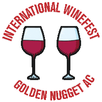 Golden Nugget Wine Sticker by Golden Nugget Atlantic City