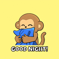 Tired Good Night GIF by Wise Monkey Meme