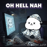 Tired Work From Home GIF by Kanpai Pandas
