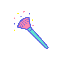 makeup sparkle Sticker by Digital Beauty HQ