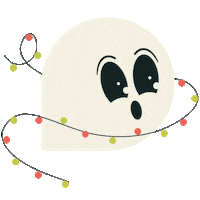 Pizza Ghost Sticker by Stem Ciders