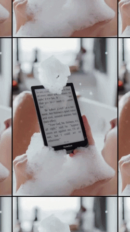 Reading Bath GIF by PocketBook