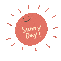 Sunny Day Sun Sticker