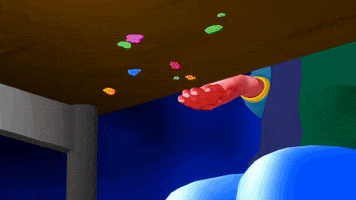 Chewing-Gum Table GIF by Alexandre louvenaz