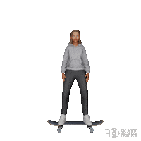 3dskatetricks skate skateboard skateboarding street Sticker