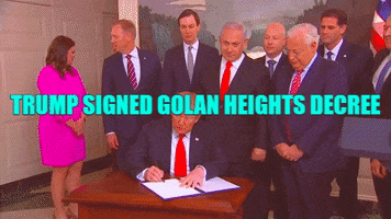trump sign GIF by TV7 ISRAEL NEWS