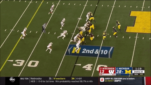 aaronmcmann giphyupload michigan football joe milton GIF